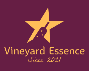 Star Wine Bar  logo design