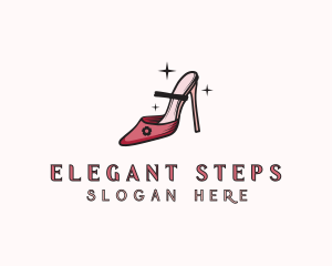 Elegant Women High Heels logo design