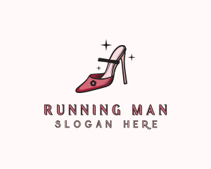 Shoemaking - Elegant Women High Heels logo design