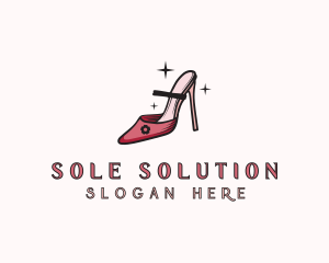 Elegant Women High Heels logo design