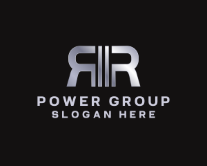 Video - Metallic Corporate Business Letter R logo design