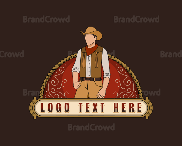 Western Cowboy Fashion Logo