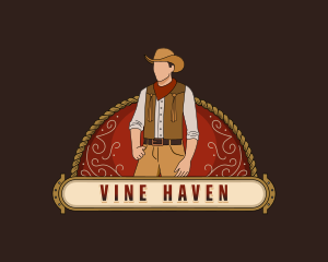 Western Cowboy Fashion logo design