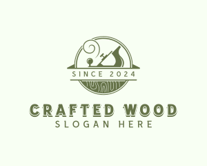 Wood Planer Carpenter logo design