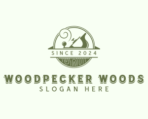 Wood Planer Carpenter logo design