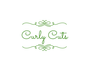Curly - Curly Ornament Wellness logo design