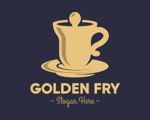 Golden Bell Cafeteria logo design