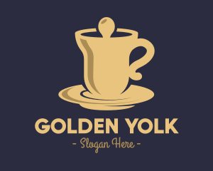 Golden Bell Cafeteria logo design