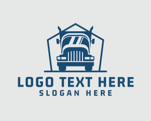 Cargo - Transport Cargo Truck logo design