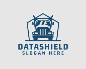 Truck - Transport Cargo Truck logo design