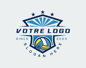 Athletics - Volleyball Sports Club logo design