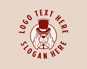 Boutique - Vintage Dog Hat logo design