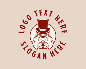 Vintage - Vintage Dog Hat logo design