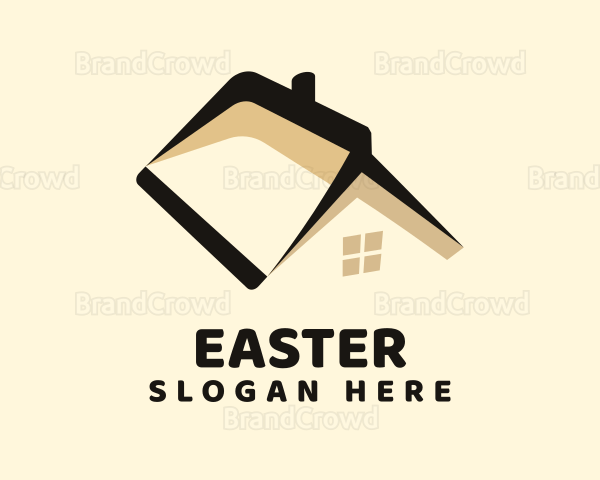 Dustpan House Cleaner Logo