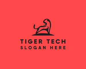 Wild Tiger Animal logo design