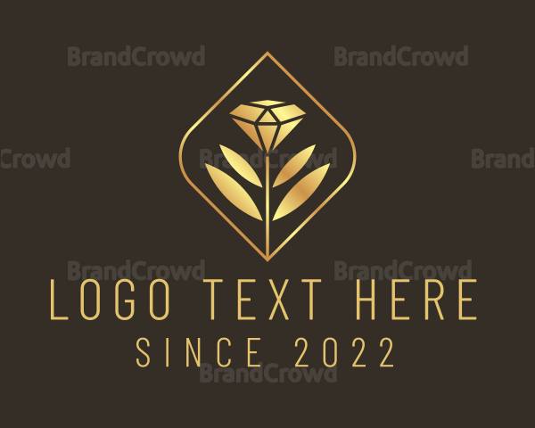 Golden Leaf Diamond Logo