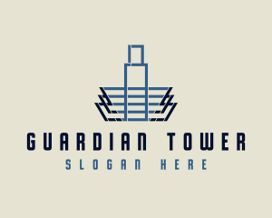 Tower Skyscraper Realty logo design