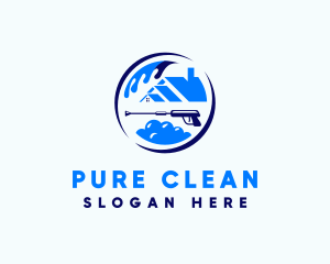 Cleaning Pressure Wash logo design