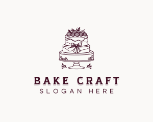 Wedding Cake Pastry logo design