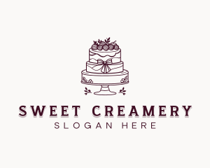 Wedding Cake Pastry logo design