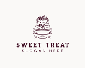 Wedding Cake Pastry logo design