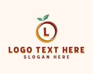 Sustainable - Natural Fruit Leaf logo design