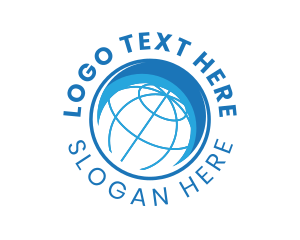World - Modern Global Company logo design