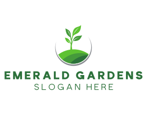 Garden Plant Hill logo design