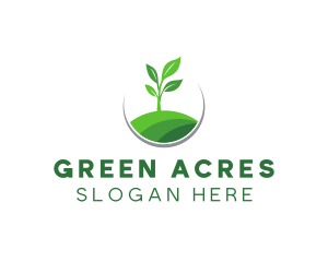 Garden Plant Hill logo design
