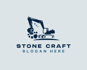 Quarry - Industrial Excavation Quarry logo design