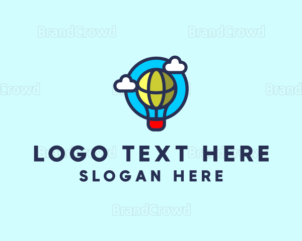 Sky Balloon Travel Logo