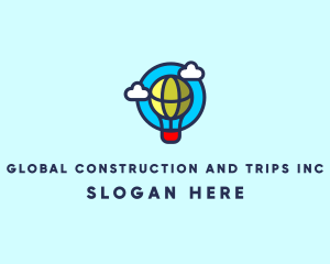 Adventure - Sky Balloon Travel logo design