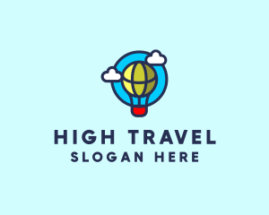 Sky Balloon Travel logo design