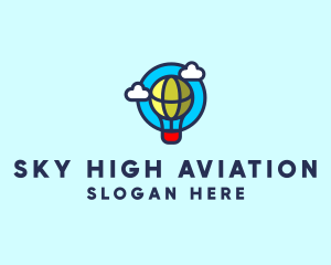 Sky Balloon Travel logo design