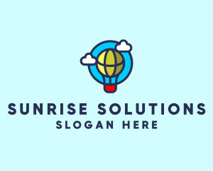 Sky Balloon Travel logo design