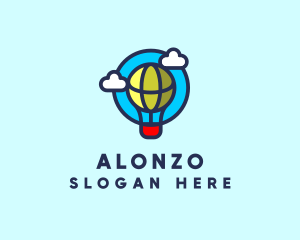 Sky Balloon Travel logo design