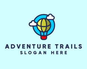 Sky Balloon Travel logo design