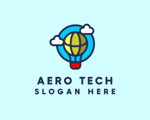 Sky Balloon Travel logo design