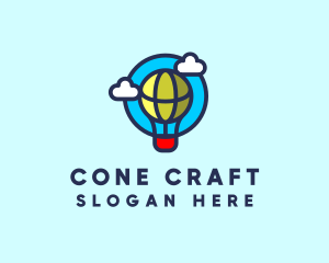 Sky Balloon Travel logo design