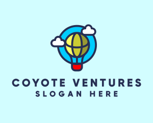 Sky Balloon Travel logo design