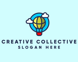 Sky Balloon Travel logo design