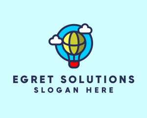 Sky Balloon Travel logo design