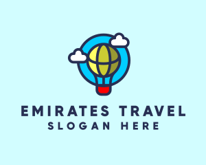 Sky Balloon Travel logo design