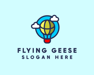 Sky Balloon Travel logo design