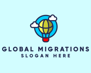 Sky Balloon Travel logo design