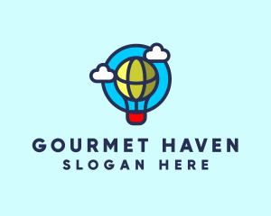 Sky Balloon Travel logo design