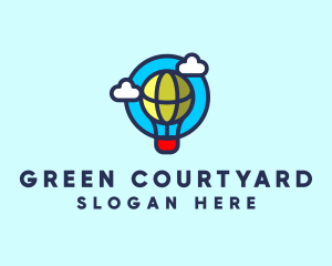 Sky Balloon Travel logo design