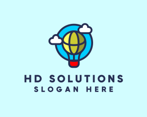 Sky Balloon Travel logo design