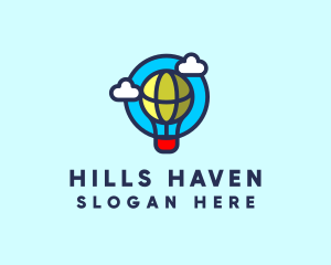 Sky Balloon Travel logo design