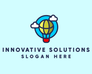 Sky Balloon Travel logo design